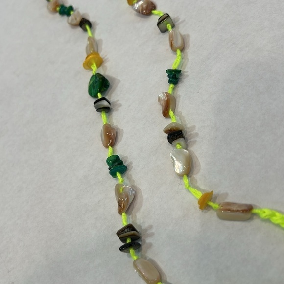 Free People x Ariana Ost bohemian at the market western stone necklace new w tag - Picture 6 of 7